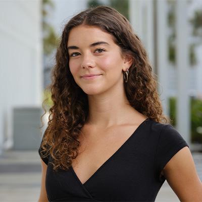 woman posing for headshot